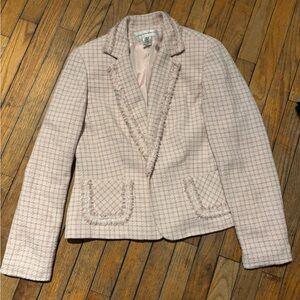 Chanel Pink Tweed Blazer